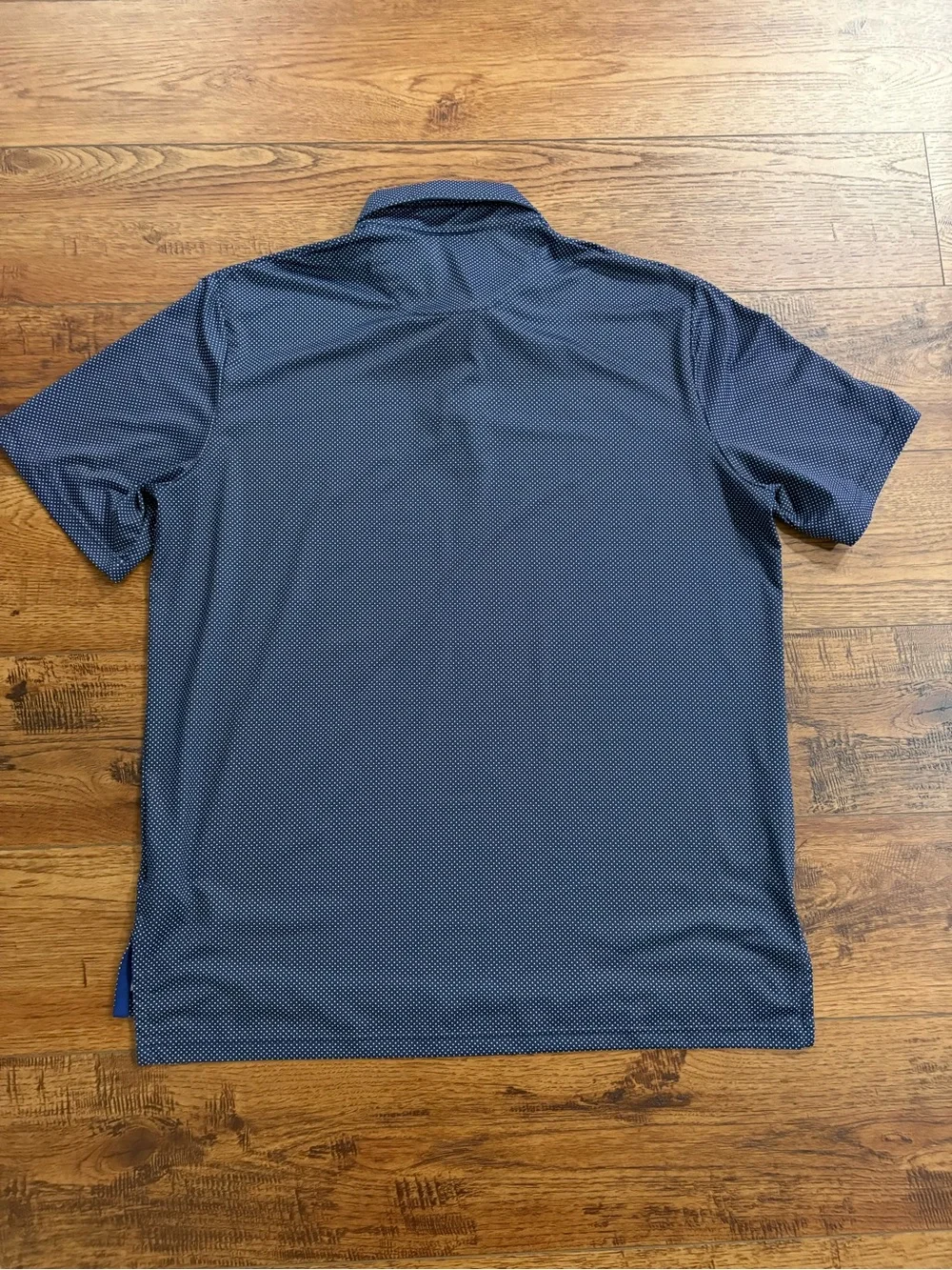RLX Ralph Lauren Golf Polo Shirt Navy White Dot Print Men’s Large